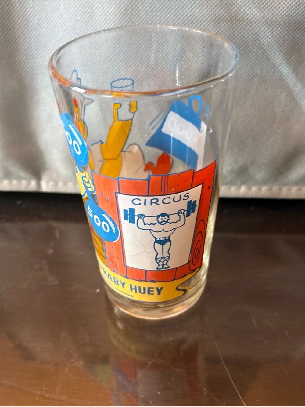 Big Baby Huey Cartoon Collectible Glass - Pepsi 1970s